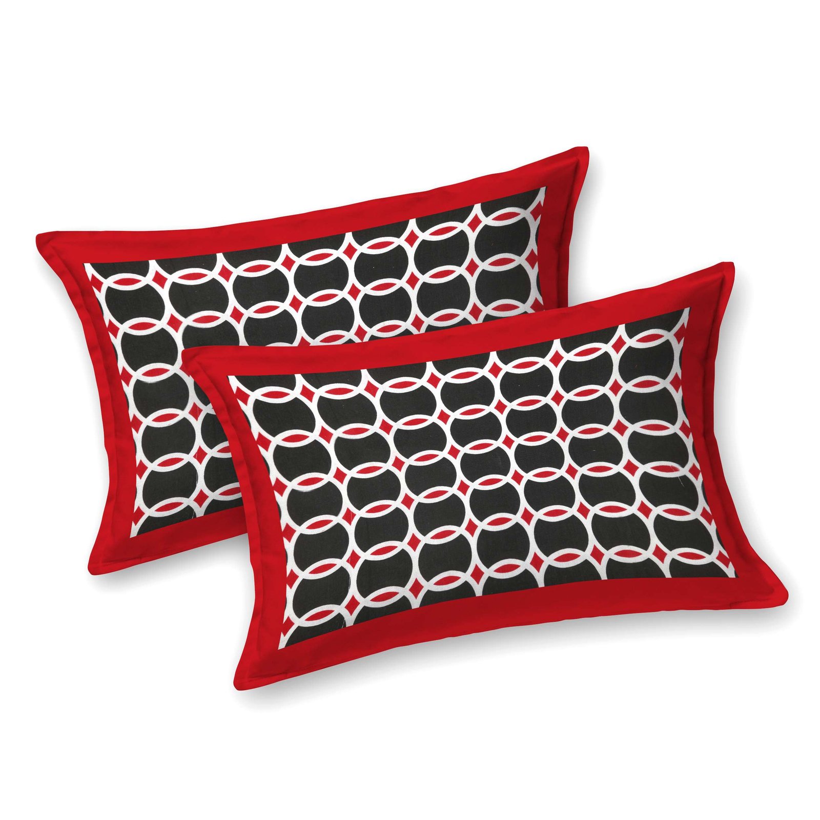 Rajasthani Traditionally Printed Cotton Doublebed Bedsheet With Pack of 2 Pillow Covers - Image 3